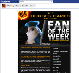 imedia consulting hall of fame mvp The Hunger Games Facebook Fan of the Week